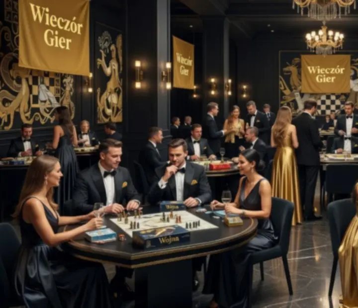 Cinematiczna, elegancko zaaranżowana przestrzeń eventowa podczas wieczoru tematycznego